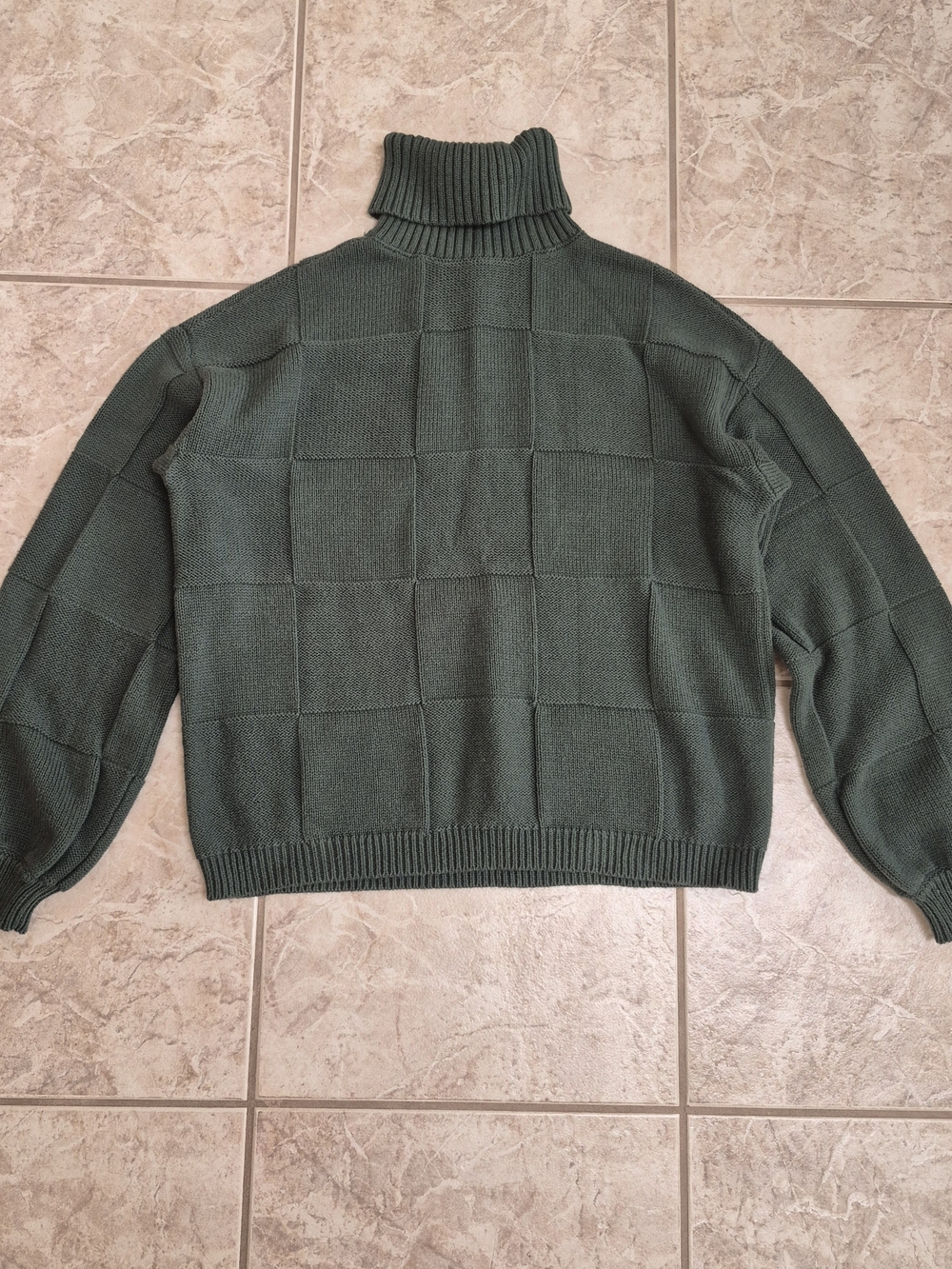 RVCA Olive Green Turtleneck Sweater - Small
